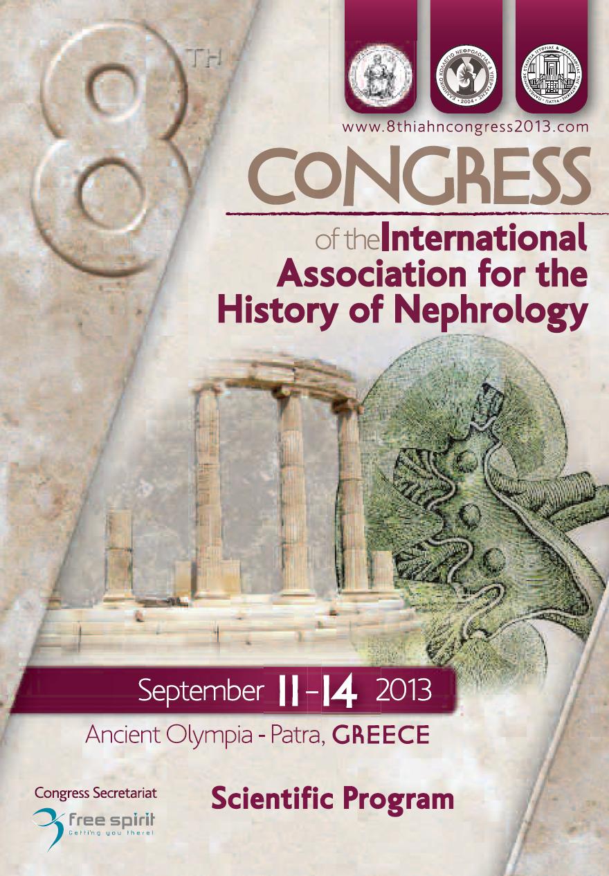8th Congress of the International Association for the History of Nephrology